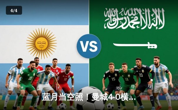 蓝月当空照！曼城4-0横扫富勒姆豪取八连胜，格瓦迪奥尔双响创纪录 - 4